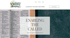 Desktop Screenshot of anabaptistteachingministries.org