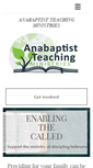 Mobile Screenshot of anabaptistteachingministries.org