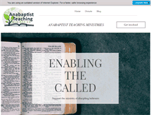 Tablet Screenshot of anabaptistteachingministries.org